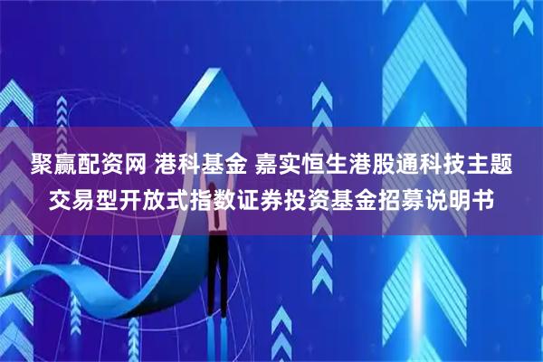 聚赢配资网 港科基金 嘉实恒生港股通科技主题交易型开放式指数证券投资基金招募说明书